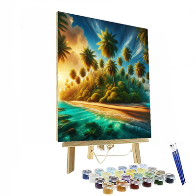 Sunkissed Tropics Experience Painting By Numbers Kit