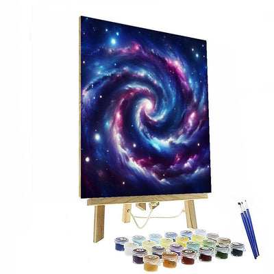 Whirling Galaxy Dance Paint By Number