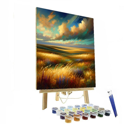 Whispering Prairie Winds Numbered Painting Kits