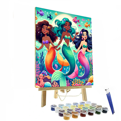 Sassy Mermaids Paint By Number