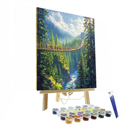 Capilano Suspension Bridge Park - Vancouver, Canada Paint By Number