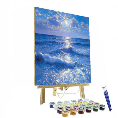 Claude Monet Inspired Seascape Symphony  Paint By Number