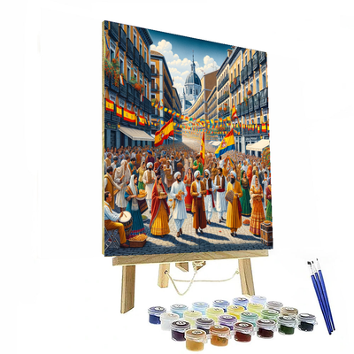 Festival Of San Isidro - Spain Paint By Numbers