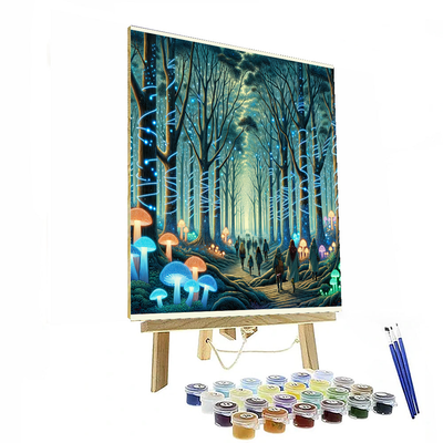 Enchanted Forest - Canada Number Painting