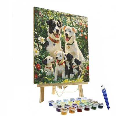 Pongo And Perdita's Dalmatians - Disney Inspired Paint By Numbers Kits