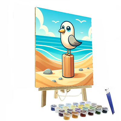 Seaside Seagull Soiree Paint By Numbers Kits