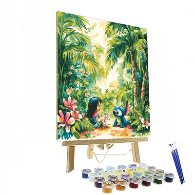 Lilo And Stitch Ohana - Disney Inspired Numbered Painting Kits