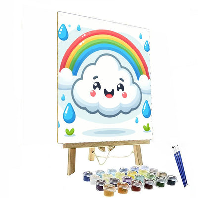 Fluffy Cloud DIY Paint By Numbers