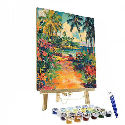 Paul Gauguin Inspired Gauguin's Tropical Fantasy  Paint By Numbers Kits