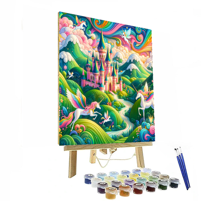 Charming Fairy Tale Landscape Paint By Number