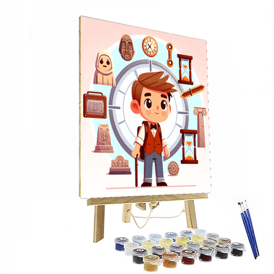 Time Traveler's Discovery Painting Number Kit