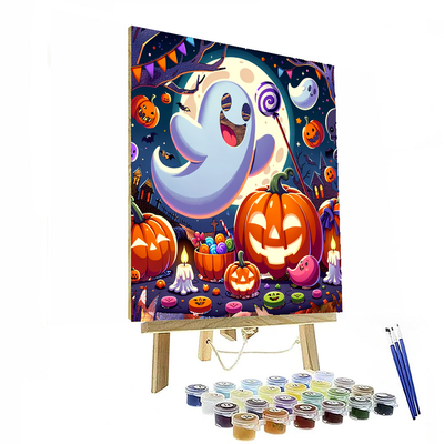 Joyful Halloween Adventure Painting By Numbers Kit