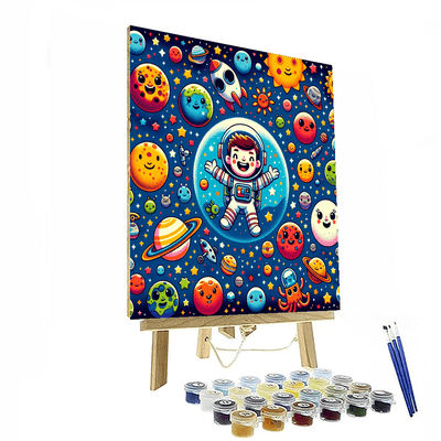 Exciting Space Adventure Painting By Numbers Kit