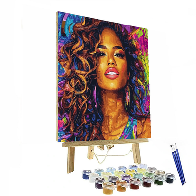 Zendaya: The Rising Star With Unmatched Grace Painting By Numbers Kit