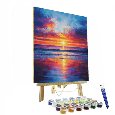 J.M.W. Turner Inspired Eternal Sunset  Painting By Numbers Kit