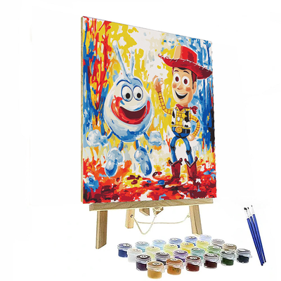 Forky & Woody Playtime - Disney Inspired Paint By Numbers Kits