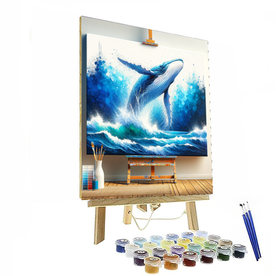 Whale's Ocean Dance Paint By Color