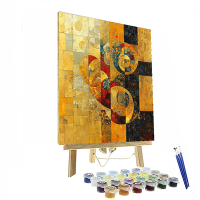 Gustav Klimt Inspired Exquisite Mosaic Patterns  Paint By Numbers Kits