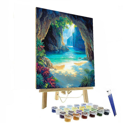 The Hidden Beach Numbered Painting Kits