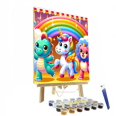 Fantasy Animal Parade Paint By Number