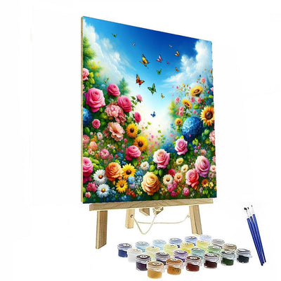 Floral Fantasy Garden Paint By Numbers Kits