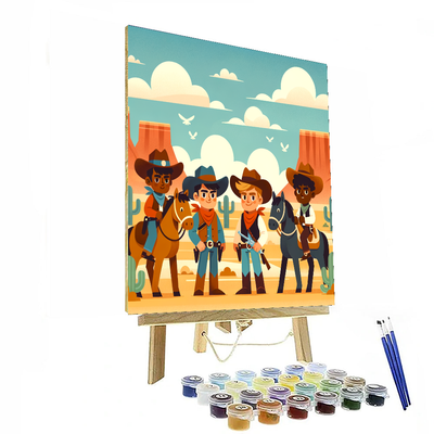 Wild West Wonders Paint By Numbers Art