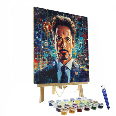 Robert Downey Jr.: Crafting The Iron Legacy Of Tony Stark Paint By Numbers Kits