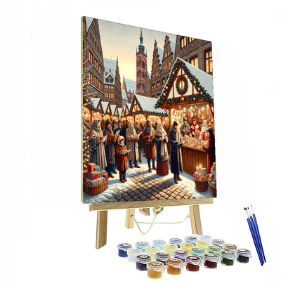 Christmas Markets In Nuremberg - Germany DIY Paint By Numbers