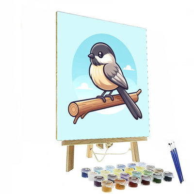 Charming Chickadee Painting By Numbers Kit