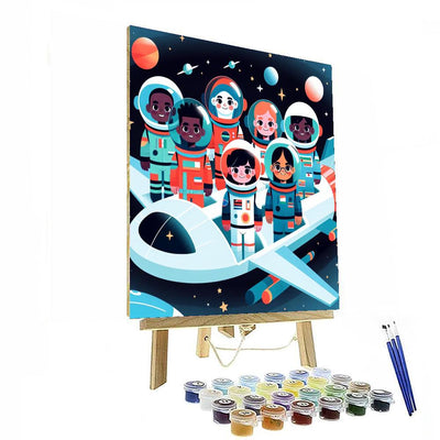 Starry Space Voyage Paint By Numbers