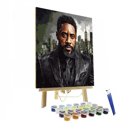 Idris Elba: Towering Talent In Action And Drama Painting Number Kit