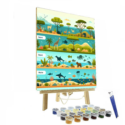 Nature's Wonders Painting Number Kit