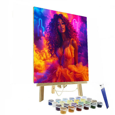 Zendaya: Dancing Through Euphoria's Realm Paint By Numbers Kits