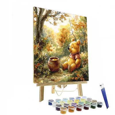 Winnie The Pooh's Hunny Pot Adventure - Disney Inspired DIY Paint By Numbers