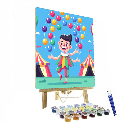 Joyful Juggler Paint By Color