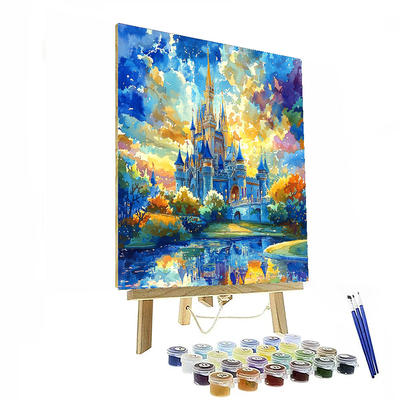 Charming's Enchanted Castle - Disney Inspired Paint By Numbers Kits