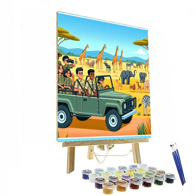 Safari Rangers On Patrol Paint By Numbers