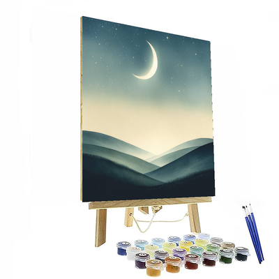 Moonlit Dreamscape Painting Number Kit