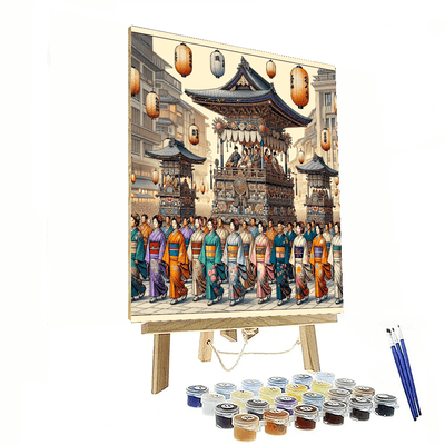 Gion Matsuri Festival - Kyoto, Japan Paint By Number