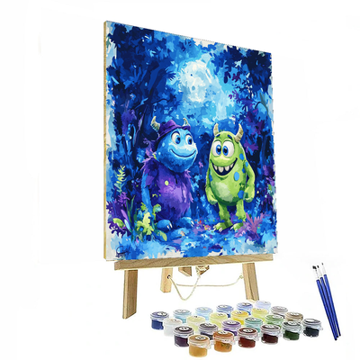 Monsters Inc. Scare Adventure - Disney Inspired Painting Number Kit