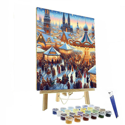 Festive Winter Carnival Paint By Number