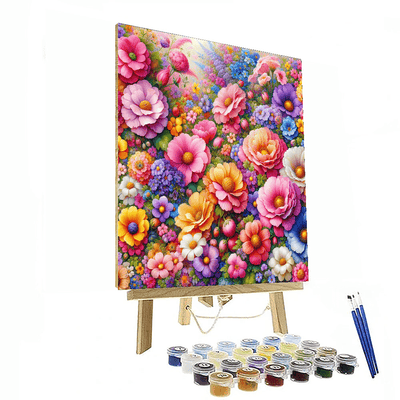 Floral Fantasy Dreamscape Paint By Number