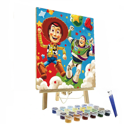 Toy Story Friends Forever - Disney Inspired Paint By Numbers Kits