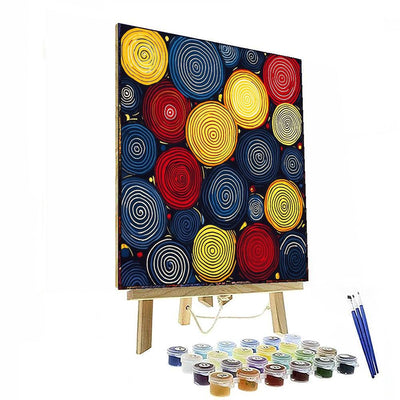 Yayoi Kusama Inspired Timeless Repetition  Paint By Numbers Kits