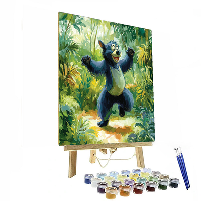 The Jungle Book Baloo's Jungle Groove - Disney Inspired Painting Number Kit