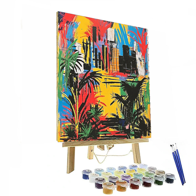 Jean-Michel Basquiat Inspired Urban Jungle Vibes  DIY Paint By Numbers