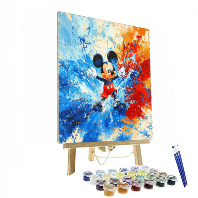 Mickey Mouse Splash Adventure - Disney Inspired Paint By Numbers Kits