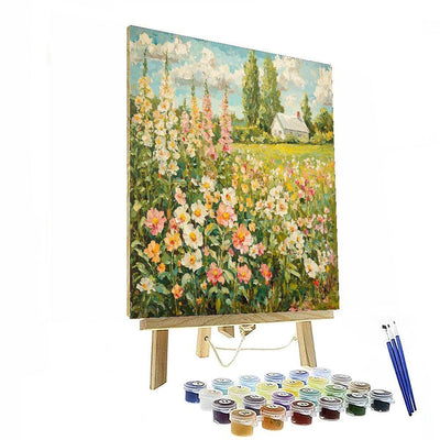 Claude Monet Inspired Summer Meadow Melody  Numbered Painting Kits