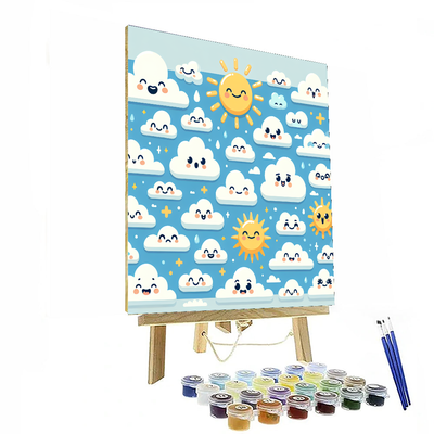 Joyful Cloud Family Paint By Numbers