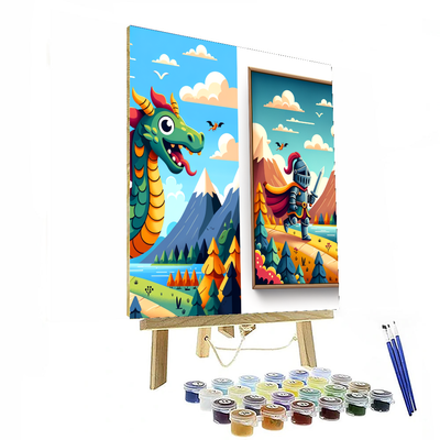 Epic Dragon Quest Paint By Numbers Kits